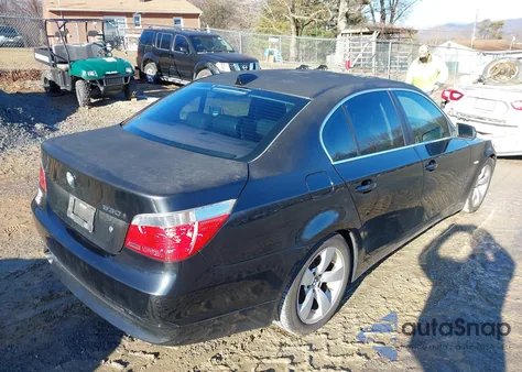 2007 BMW 530I z USA, uszkodzony, nr VIN WBANE73557CM50045